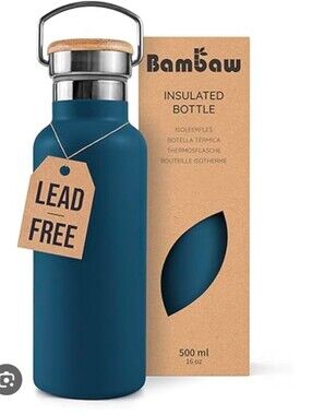Stainless Steel Water Bottle Navy 16oz